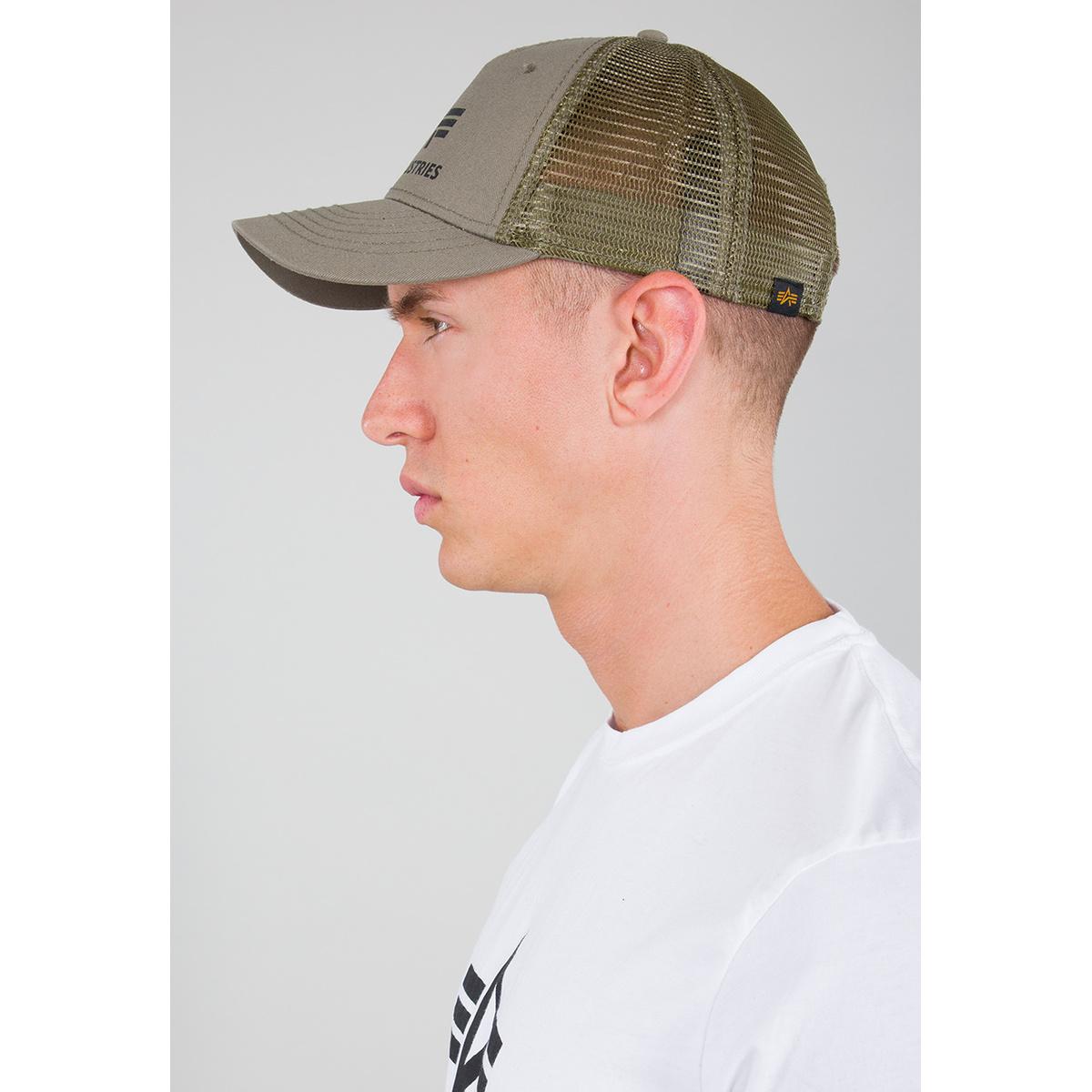 4059146124671 - Trucker Cap mit Label-Print Modell BASIC