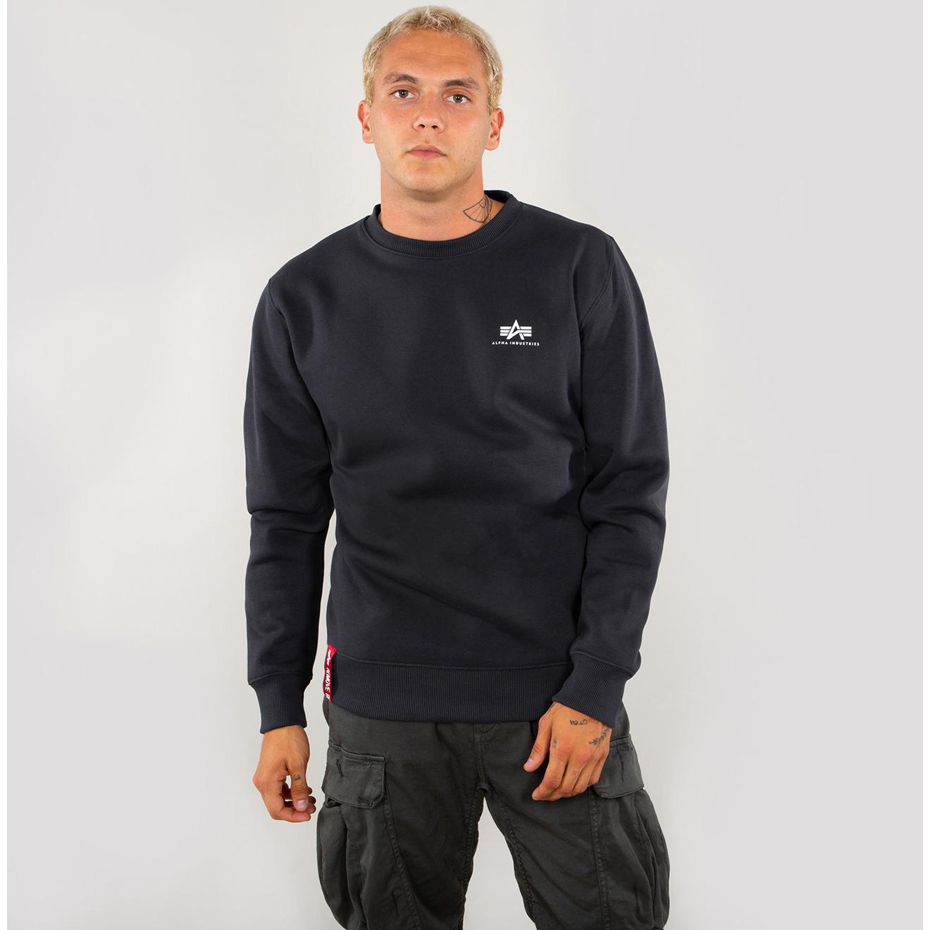 4059146142200 - Sweatshirt mit Label-Print Modell BASIC