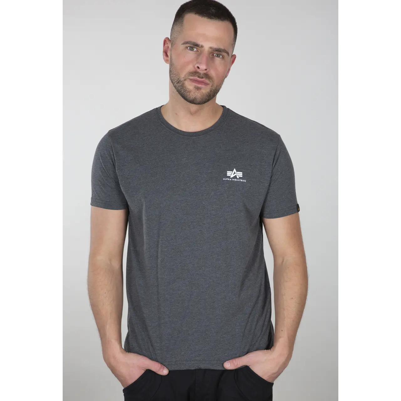 4059146390373 - T-shirt Alpha Industries Basic Small Logo