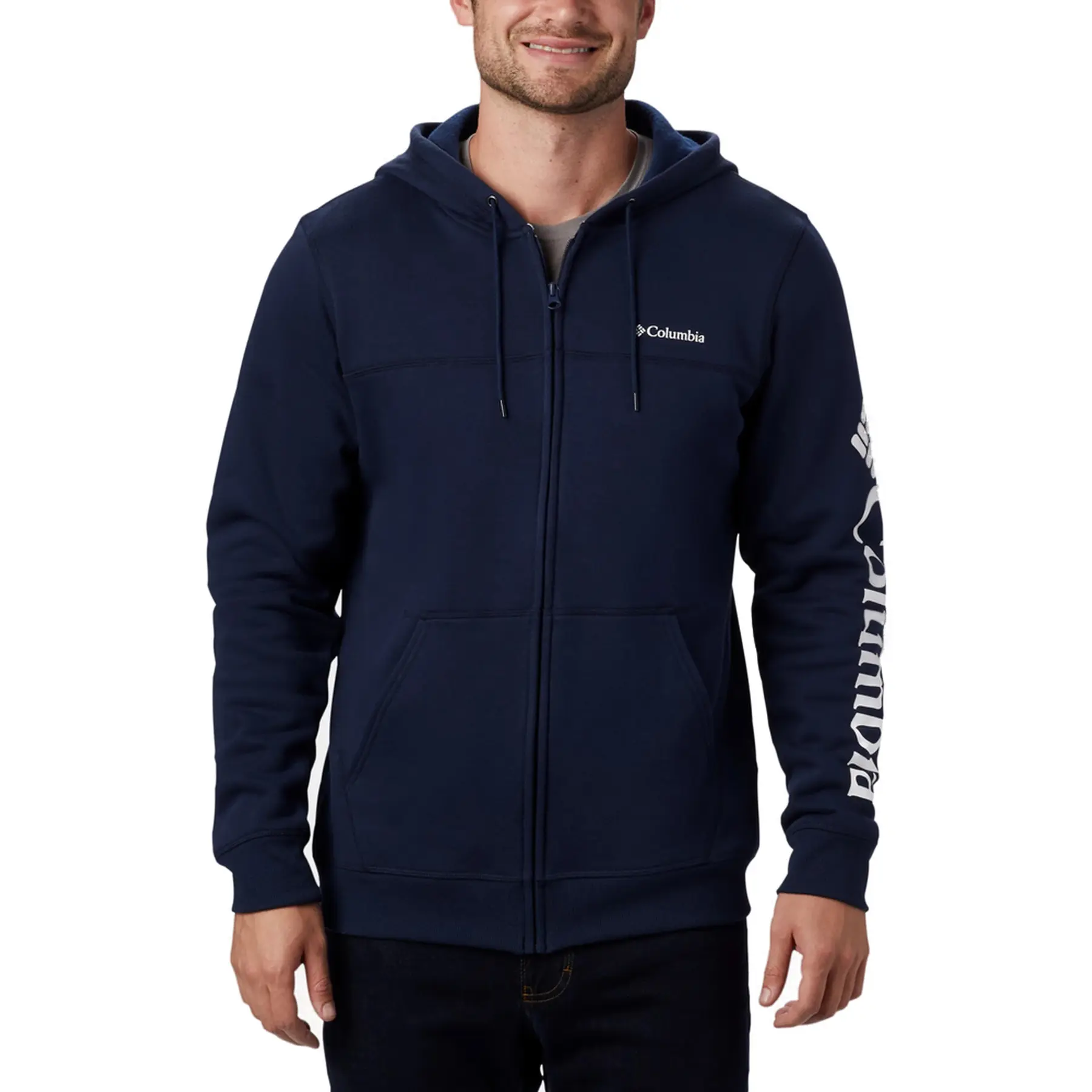 Jacke mit Reißverschluss Columbia Logo Fleece