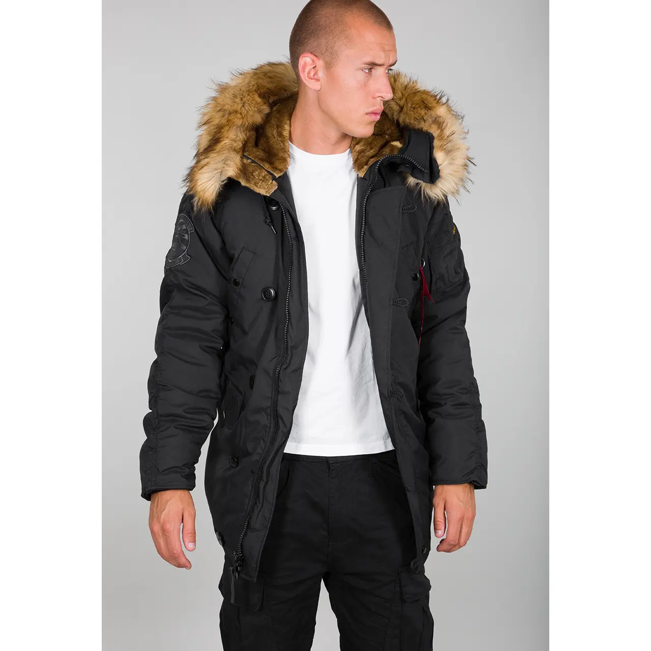 4260237498315 - Alpha Industries Explorer Winterjacke schwarz