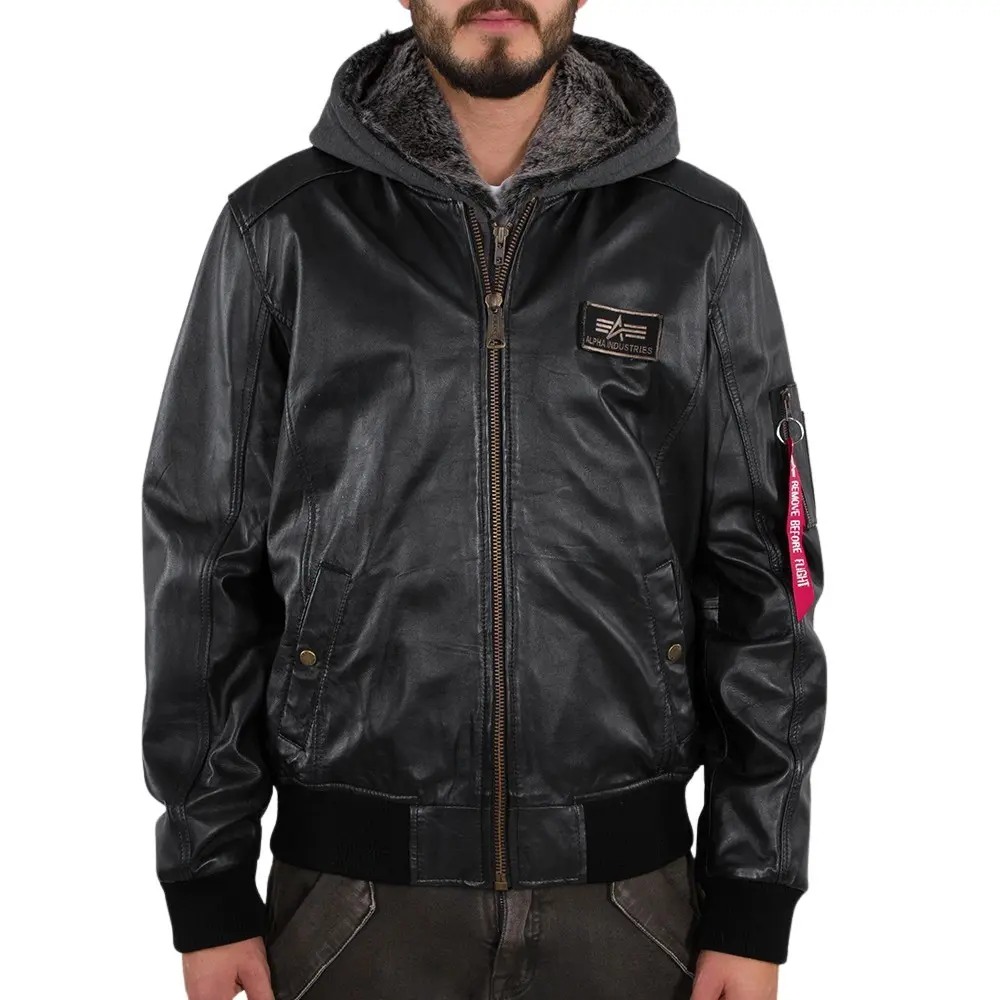 4260050327519 - Jacke Alpha Industries MA-1 D-Tec leather