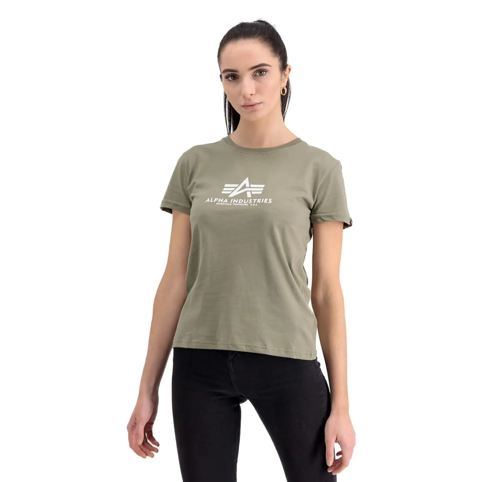 4059146215027 - Frauen-T-Shirt Alpha Industries New Basic