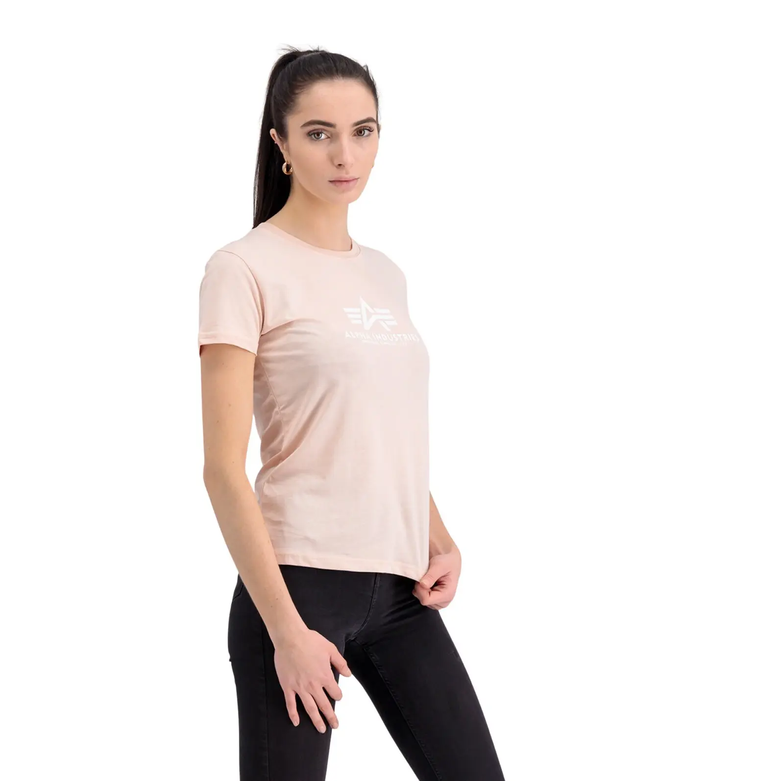 4059146546176 - T-Shirt Frau Alpha Industries New Basic