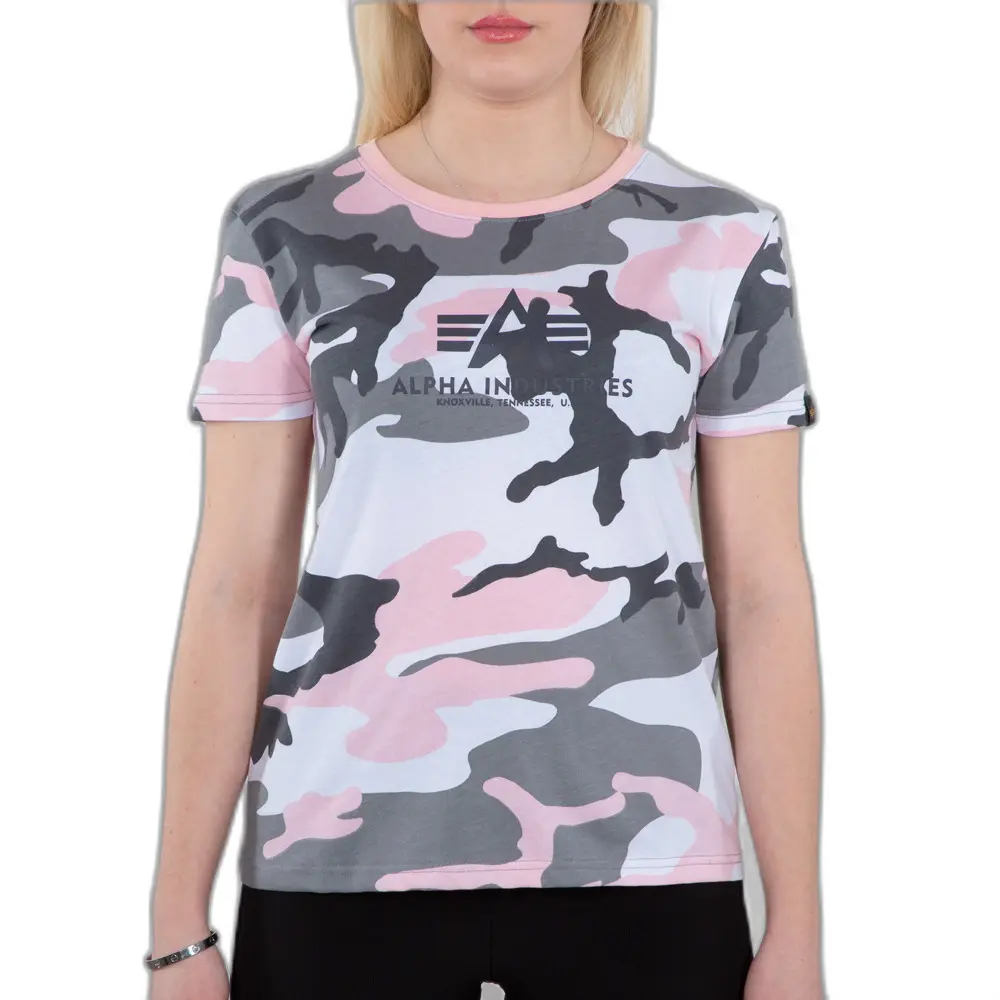 Image of Frauen-T-Shirt Alpha Industries New Camo Basic