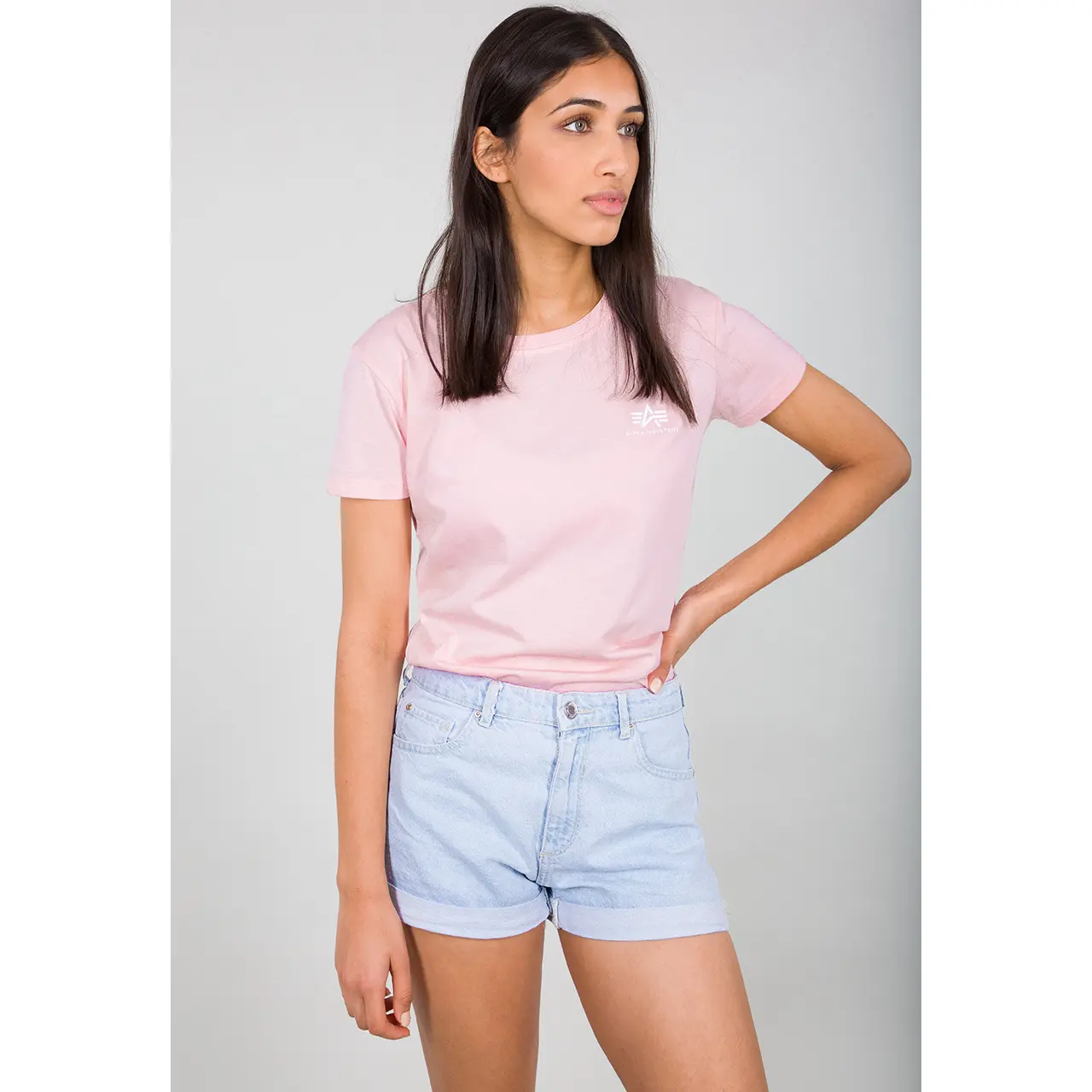 4059146271955 - Frauen-T-Shirt Alpha Industries Basic Small Logo