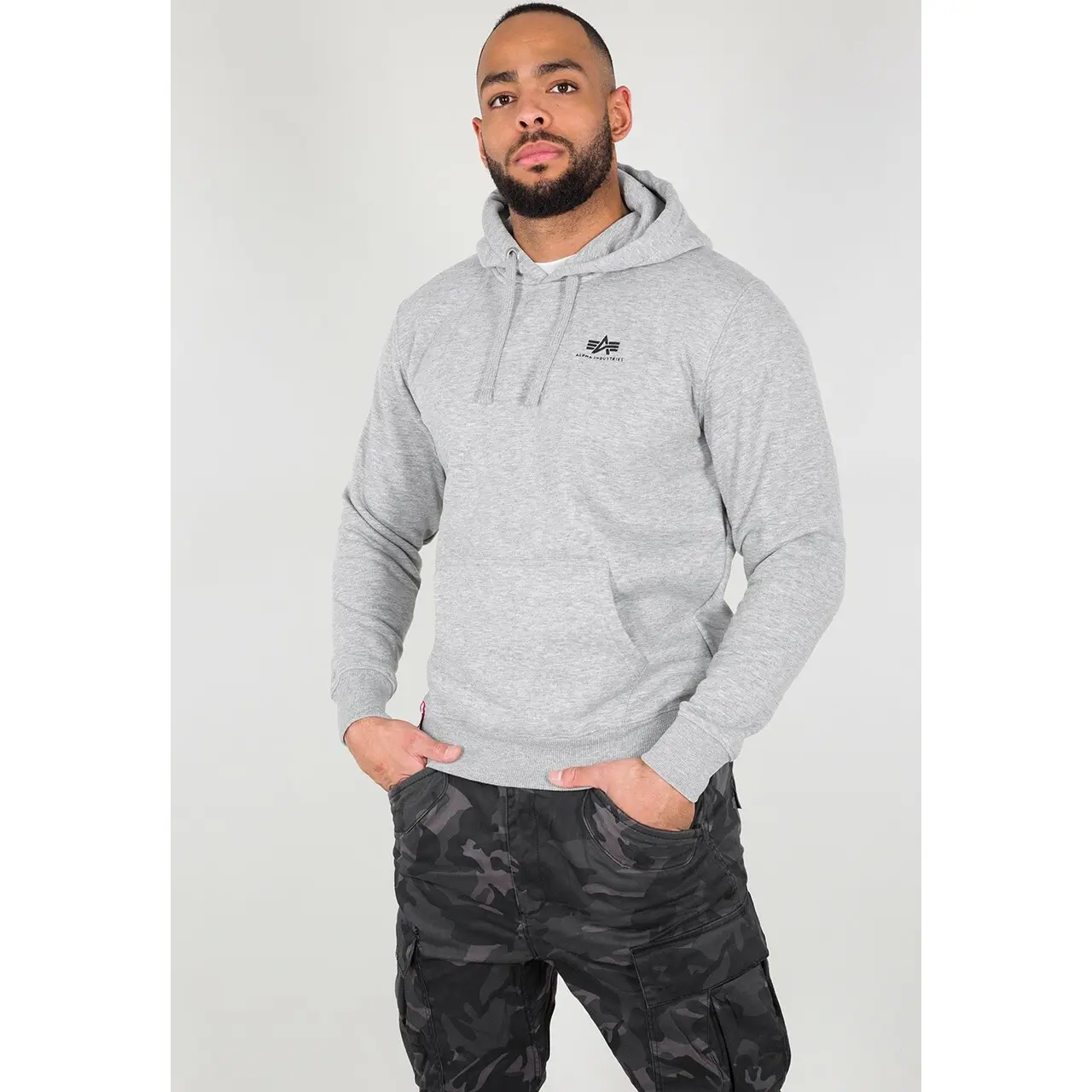 4059146185122 - Sweat mit Kapuze Alpha Industries Basic Small Logo