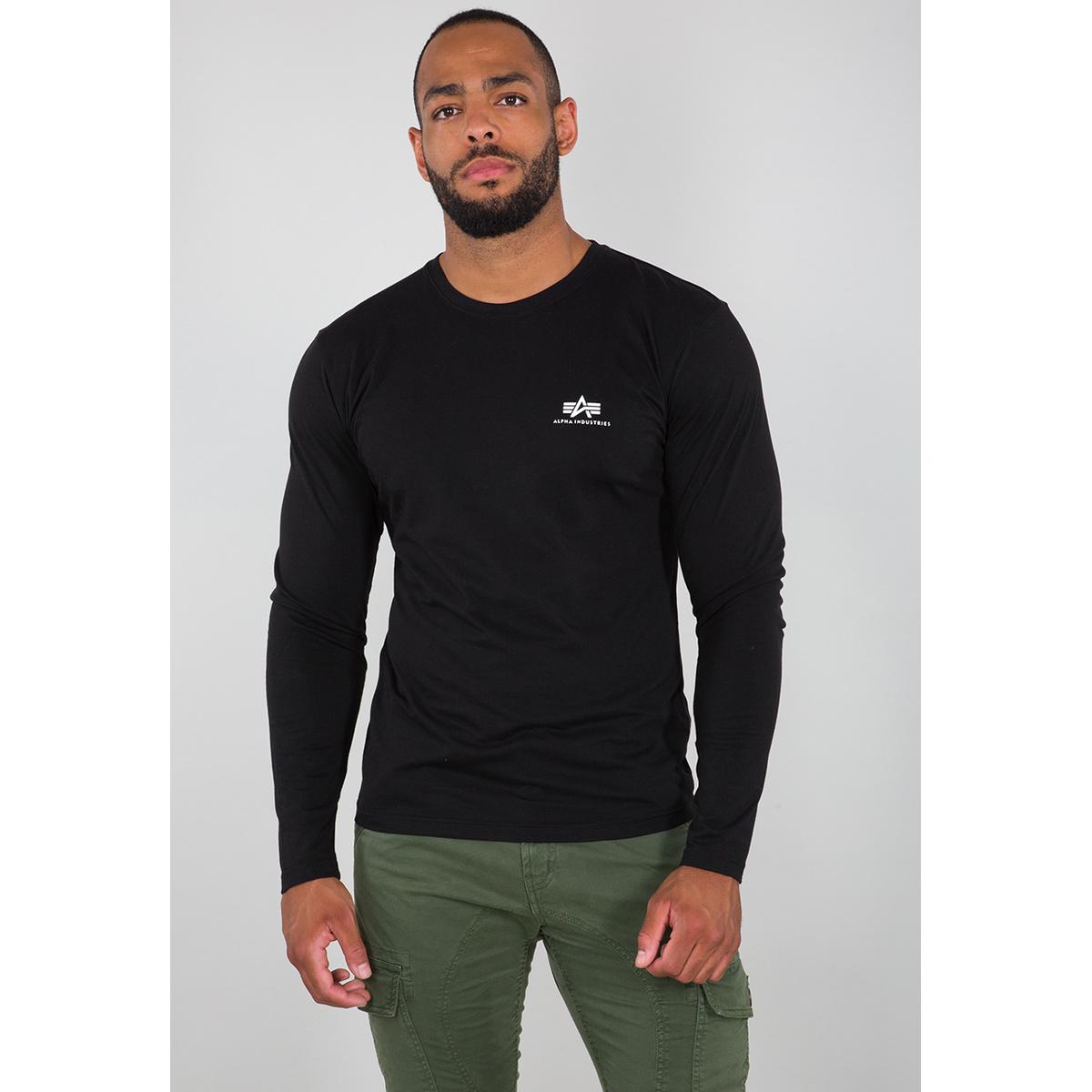 4059146243983 - Langarm-T-Shirt Alpha Industries Basic Small Logo