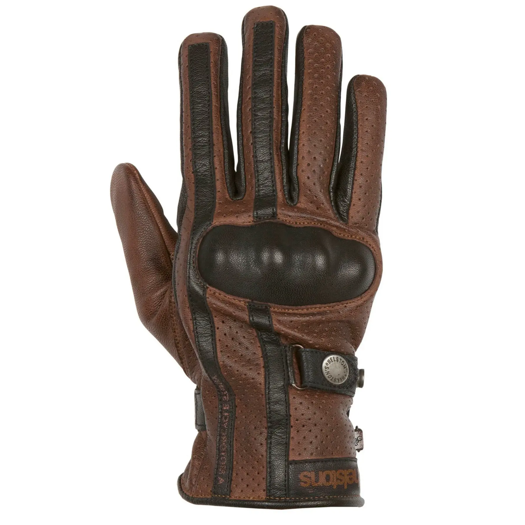 Motorradhandschuhe Sommer Leder Helstons eagle