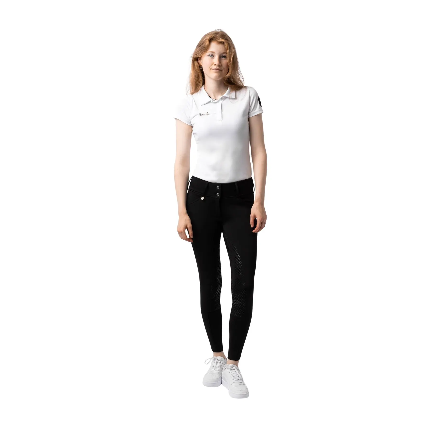 Horze Women's Noir Full Grip Thermal Riding Pants Grand Prix