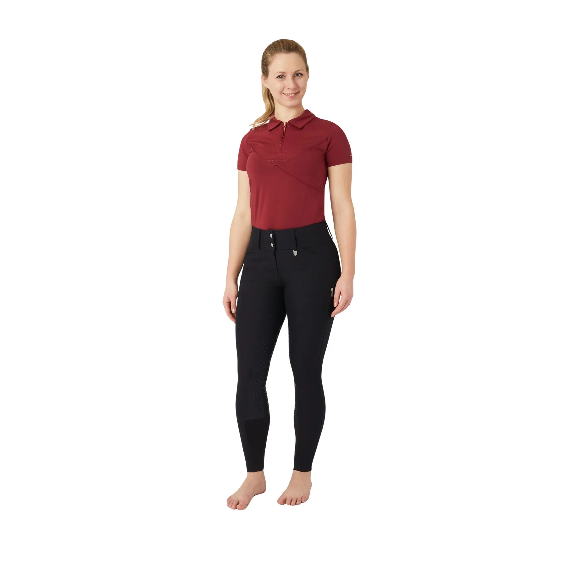 Meilleurs prix pour Pantalon équitation grand prix pro femme Horze Full Grip