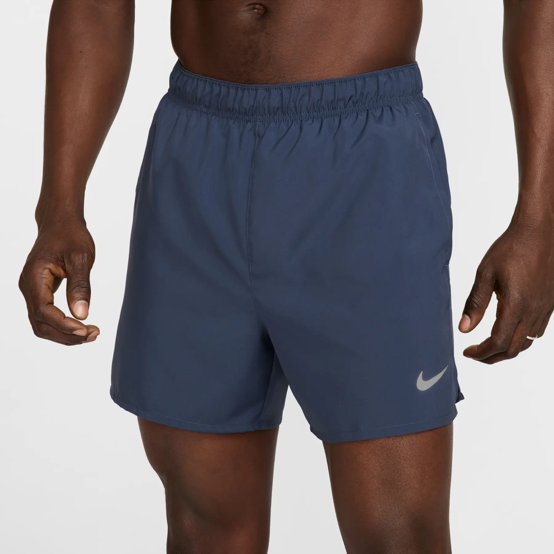 Nike Men's Bleu Training Shorts With Built-In Lining Dri-Fit
