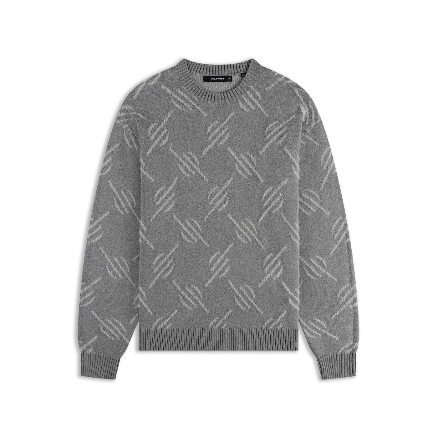 8719797363749 - Rundhals-Pullover mit Monogramm-Muster Daily Paper