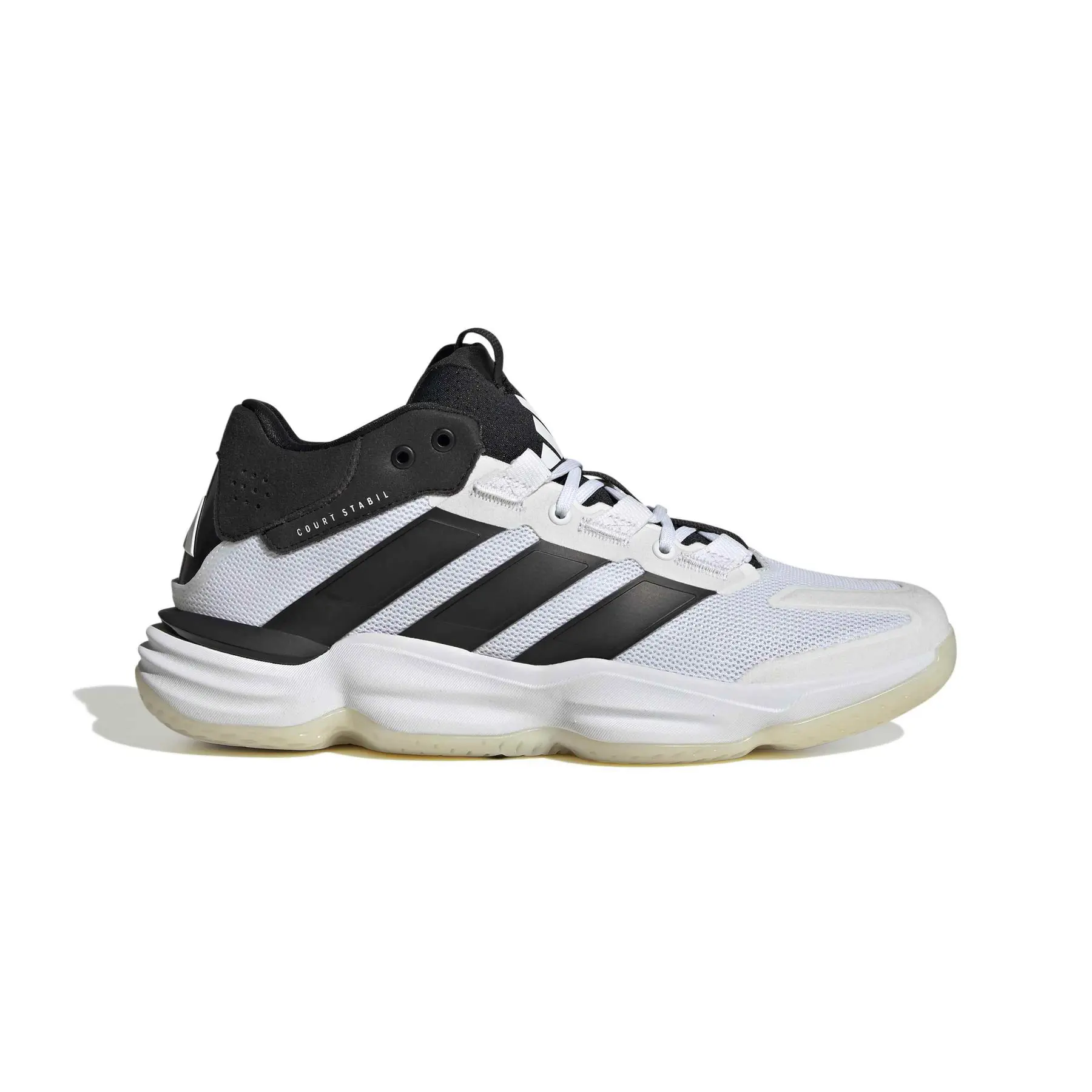 Adidas Homme Chaussures indoor Court Stabil, Blanc, Taille 40