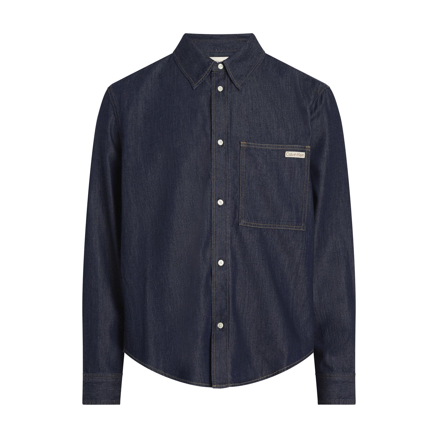 8720639952441 - Regular Fit Jeanshemd mit Label-Detail