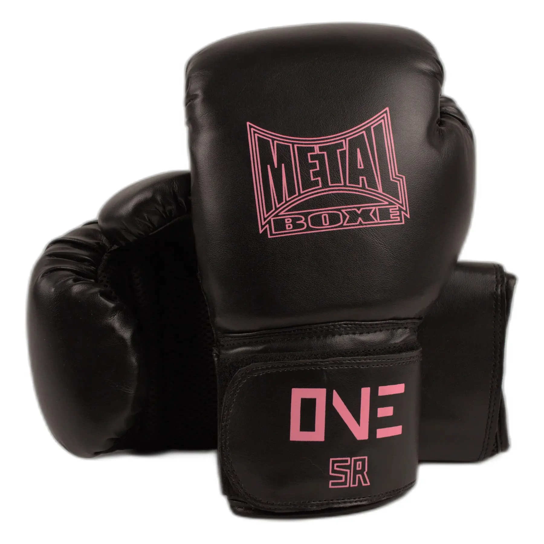 Metal Boxe Unisexe Enfants Noir Gants De Boxe Entraînement Enfant One