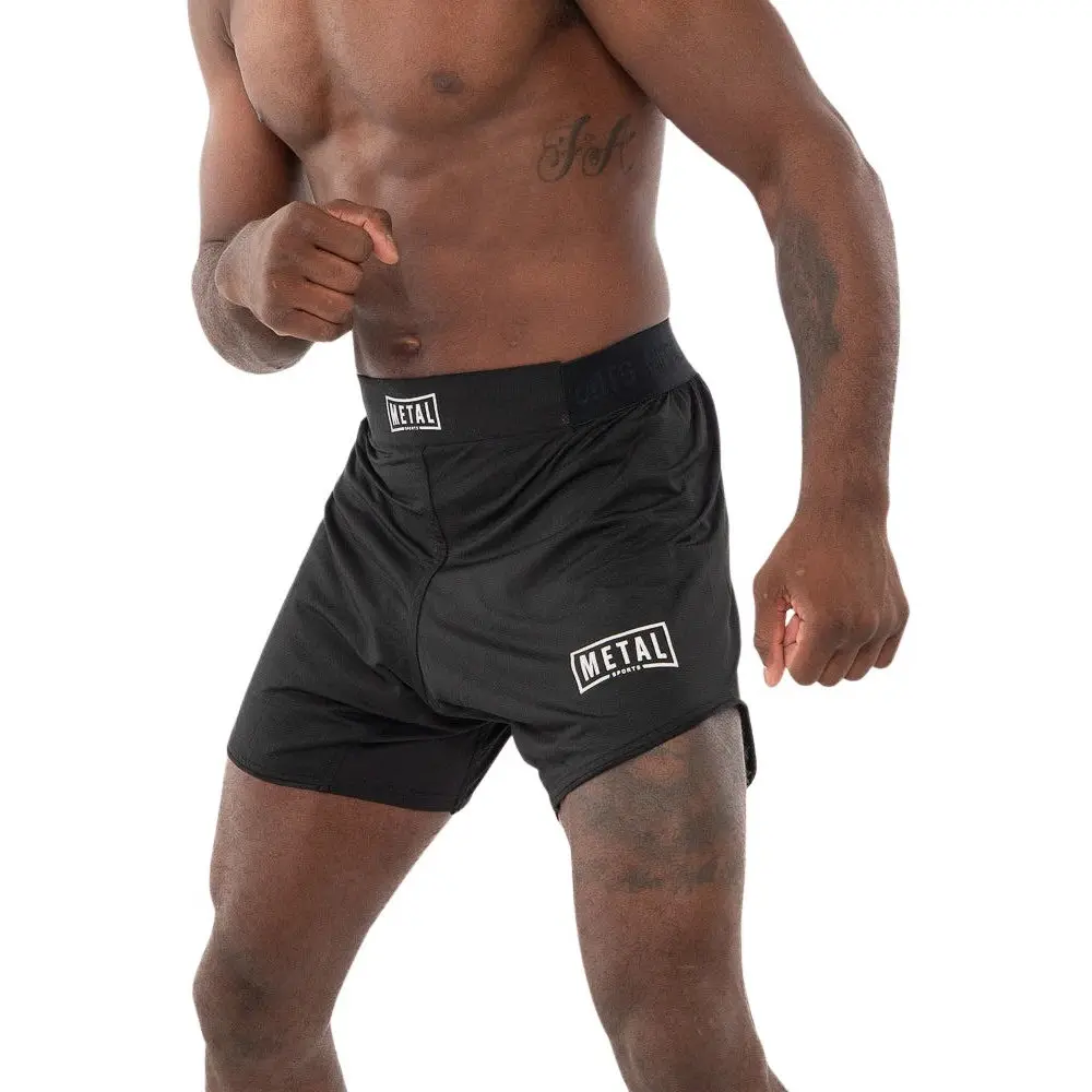 Metal Boxe Unisex Noir Short Mma