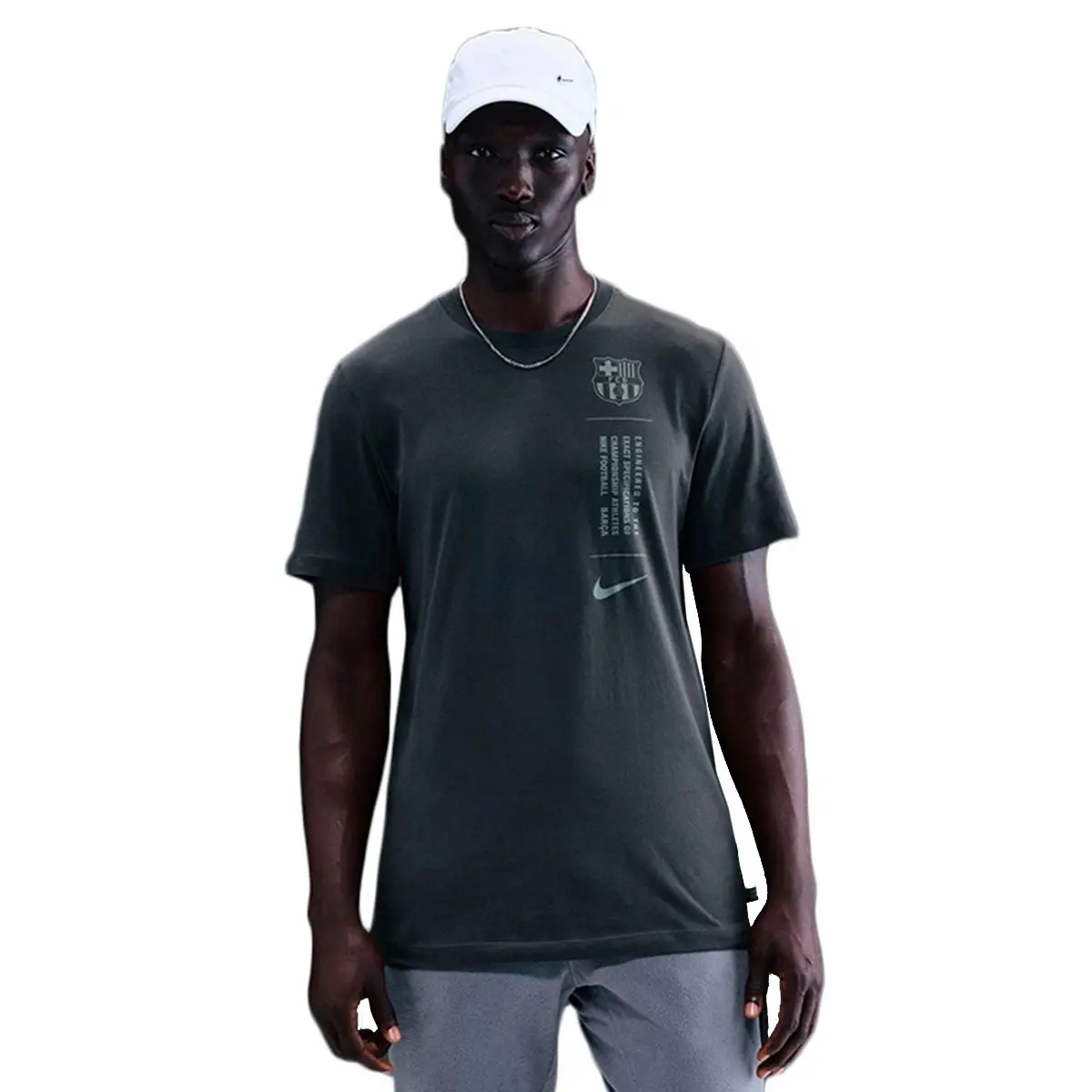 T-Shirt FC Barcelona 2025/26 - Gris - male - Size: M