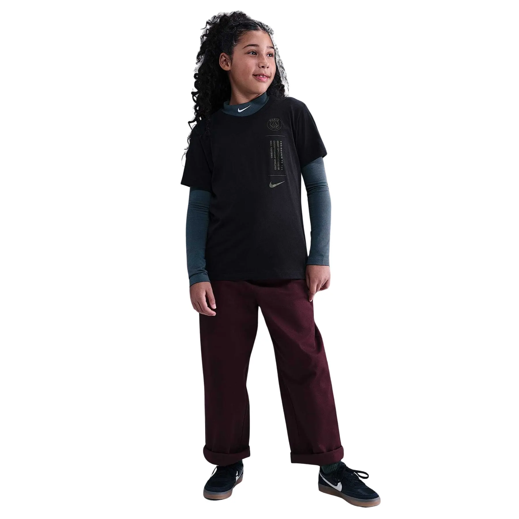 PSG Kinder T-Shirt 2025/26 - Noir - unisex - Size: 10/12 ans