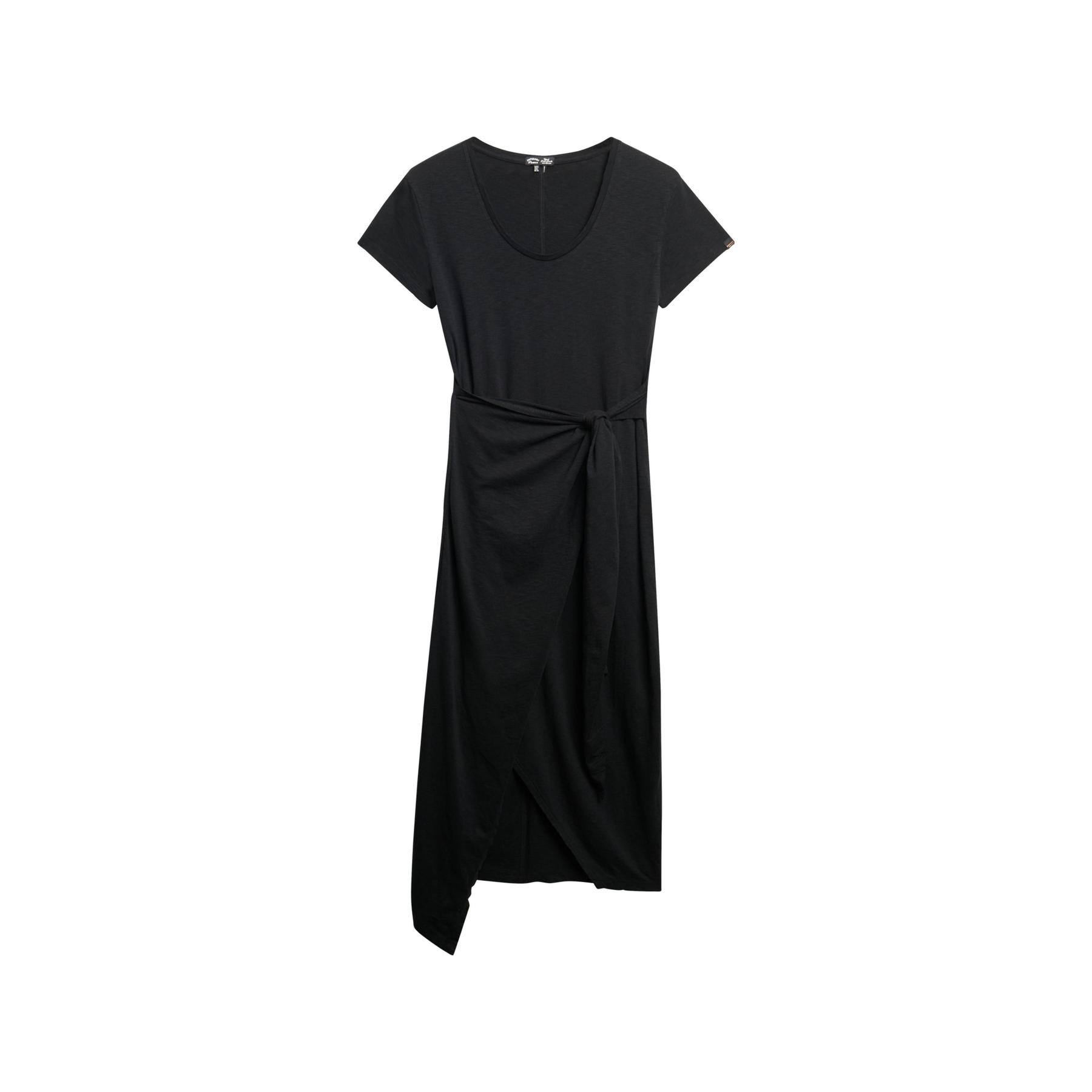 5063068535872 - Kleid Damen Slub Wrap