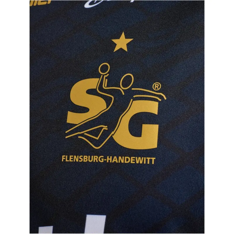 hummel SG Flensburg-Handewitt Trikot Inter 24 25 SGFH Shirt Handball Jersey, Größe:XL
