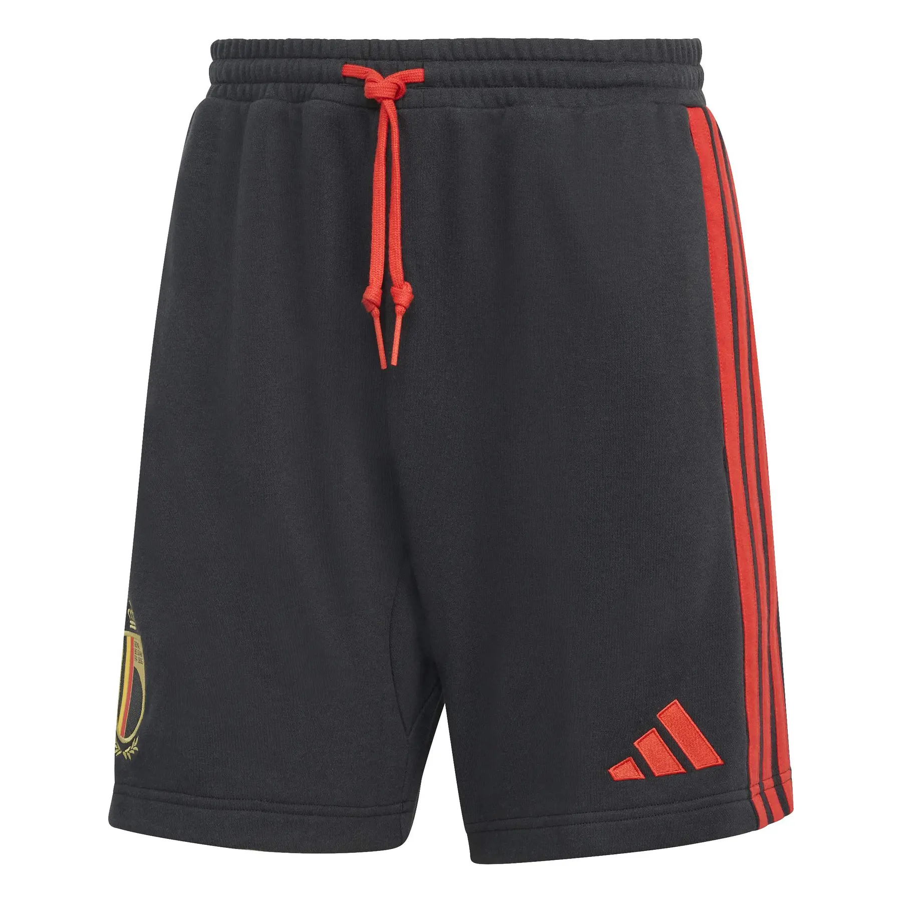Kurze Belgien DNA Fleece Coupe du Monde 2026 - Noir - male - Size: M