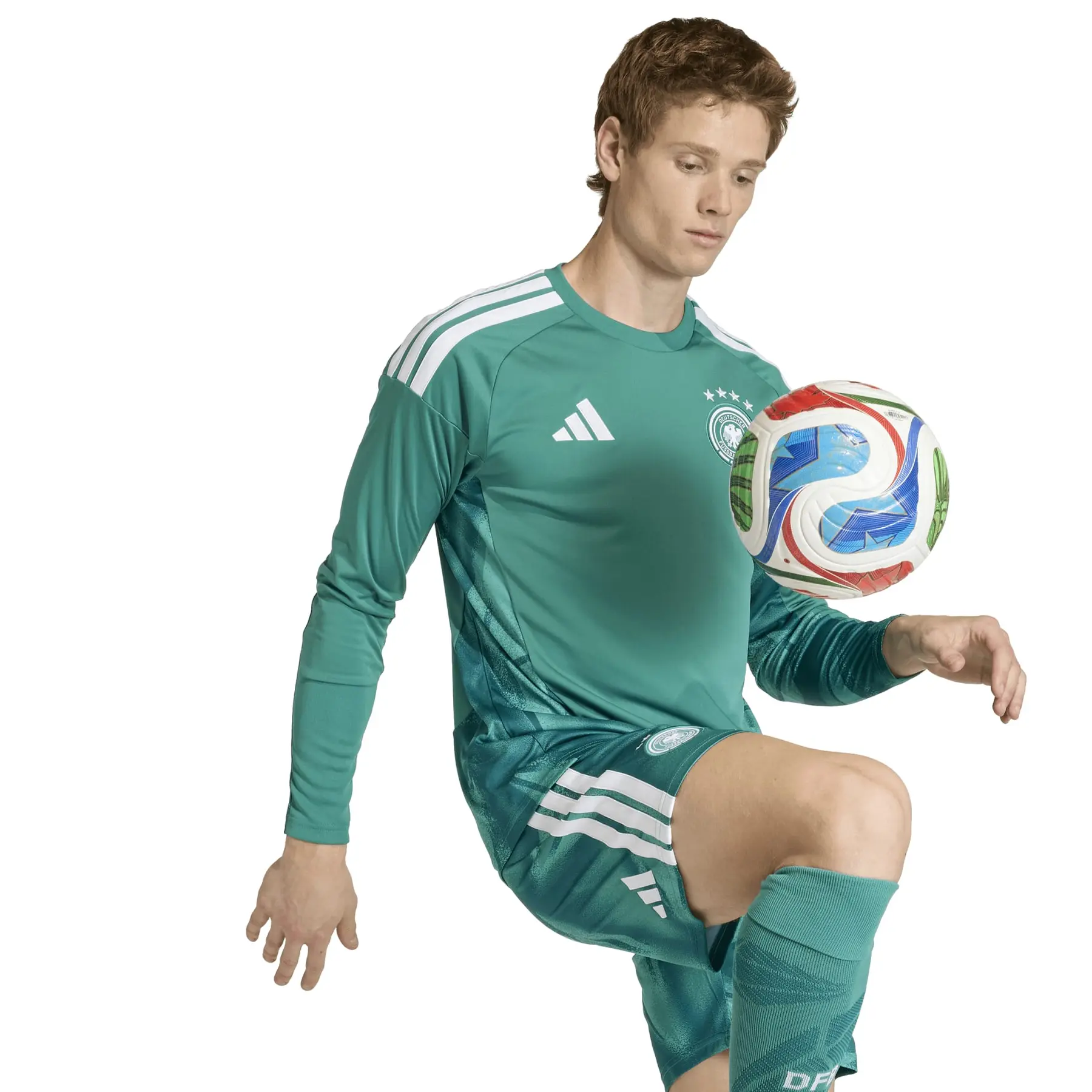 Germany Home Long Sleeve Goalkeeper Jersey Coupe du Monde 2026