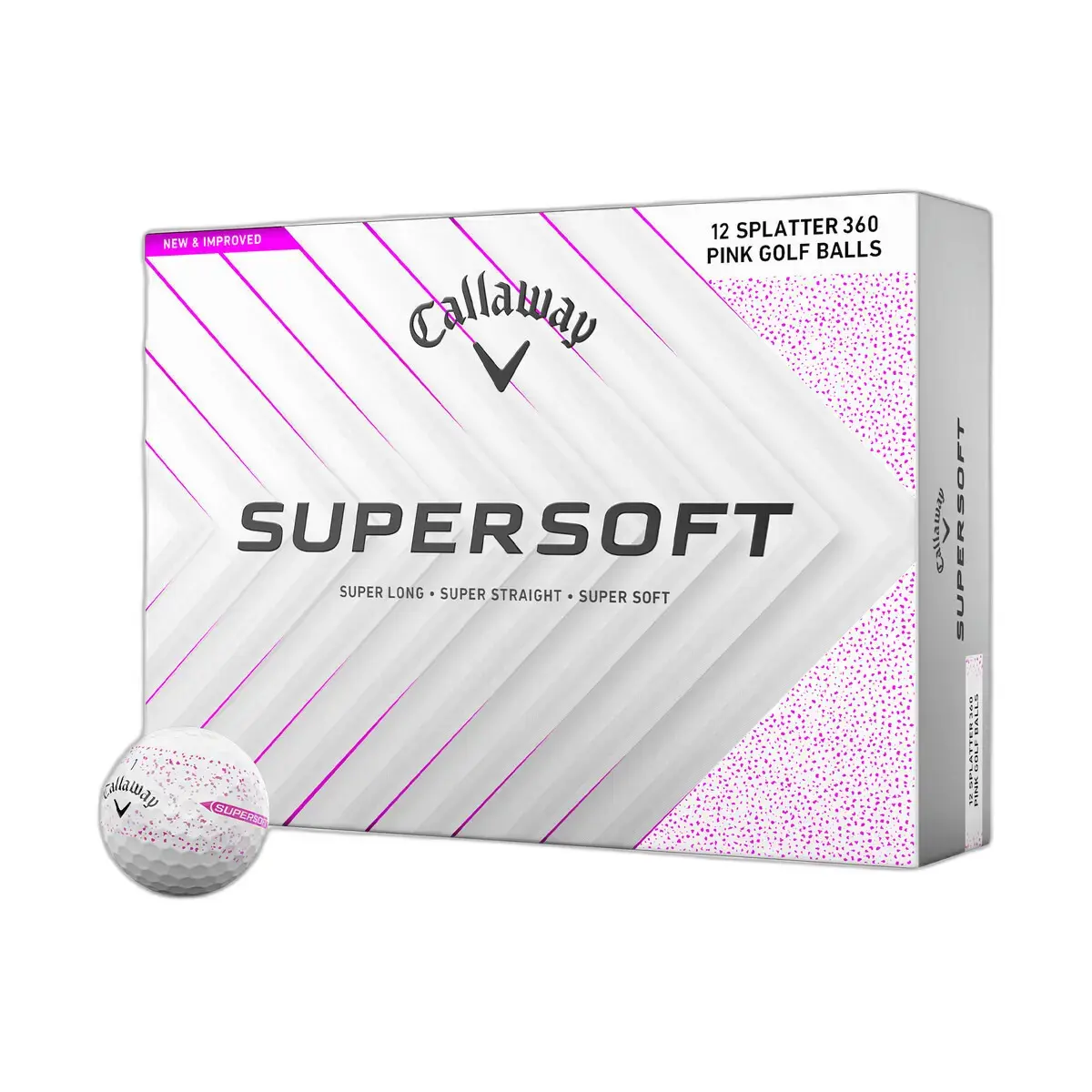 Balles de golf Callaway Supersoft 25 (x12)