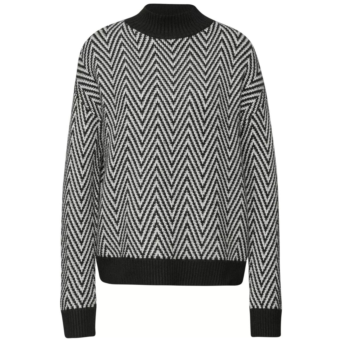 4063047866776 - Pullover mit Rollkragen Cecil Jacquard