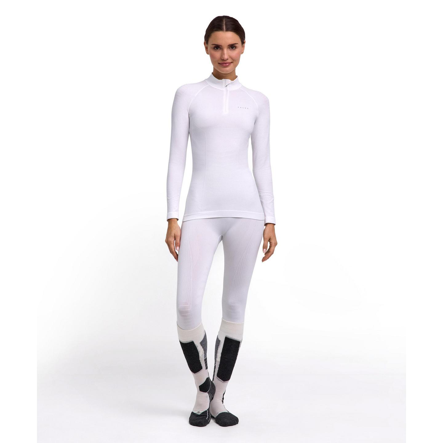 4067112350436 - Damen Langarm-T-Shirt mit Reißverschlusskragen Maximum Warm