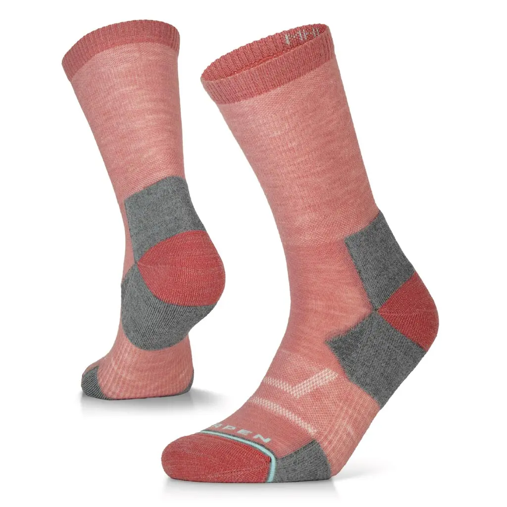 Wander-Socken für Damen Lorpen Mhlcw Merino Hike Light Crew