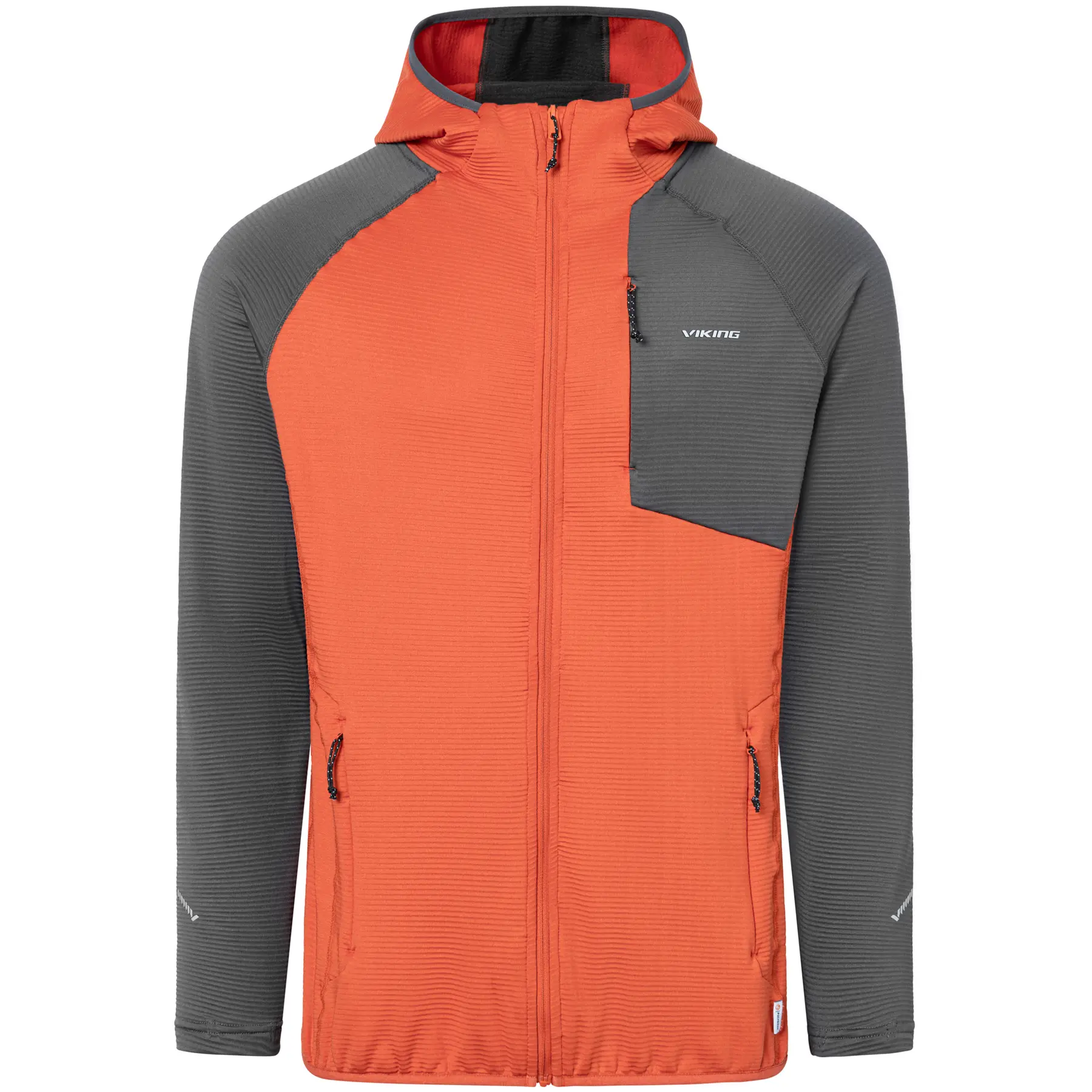 Viking Men's Orange Zip-Up Hoodie Birger