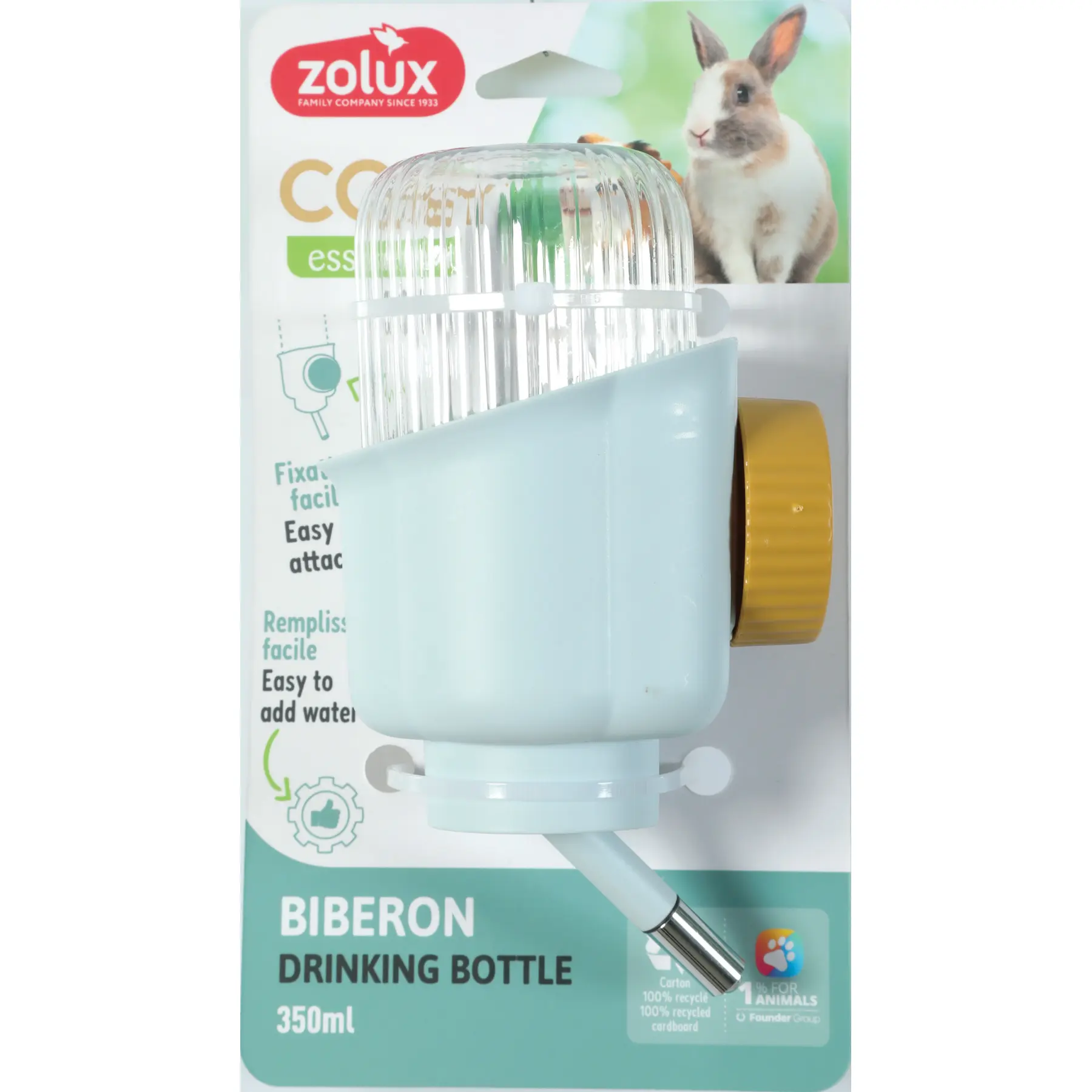 Comparer les prix de Biberon pour rongeurs fleur Zolux Cosy