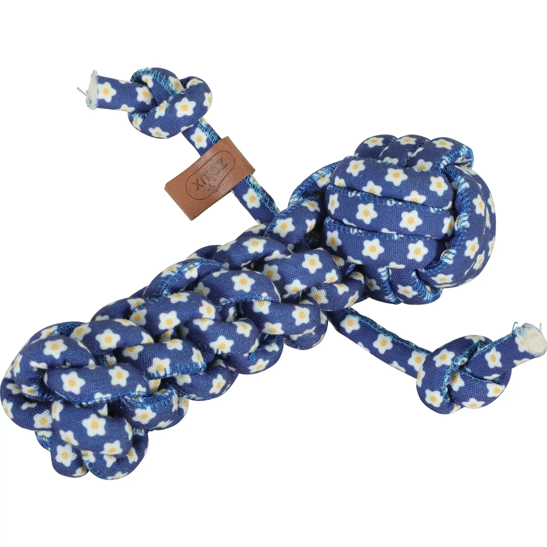 Zolux Bleu Rope Toy For Dogs - Man Shape Flower