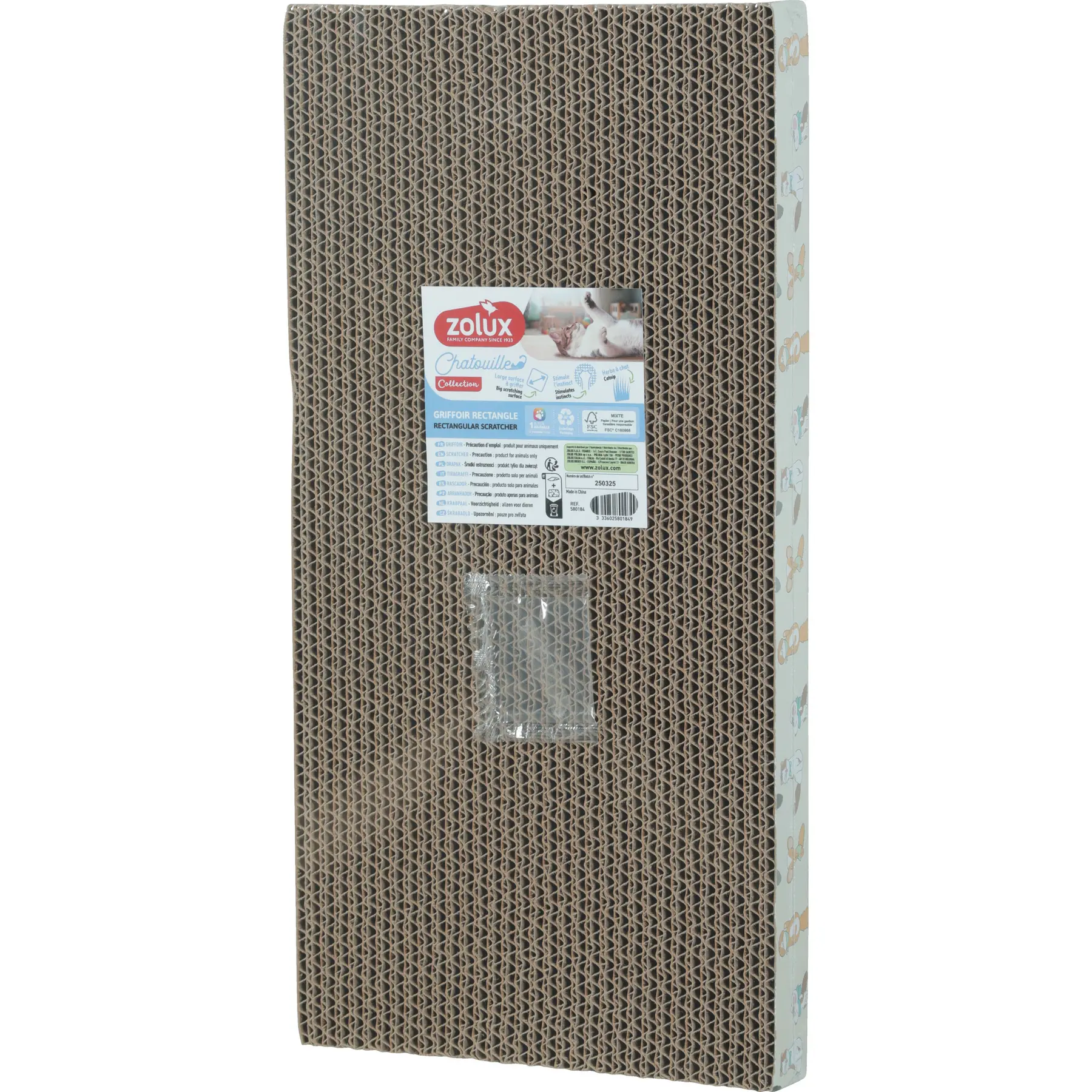 Griffoir pour chat rectangle Zolux