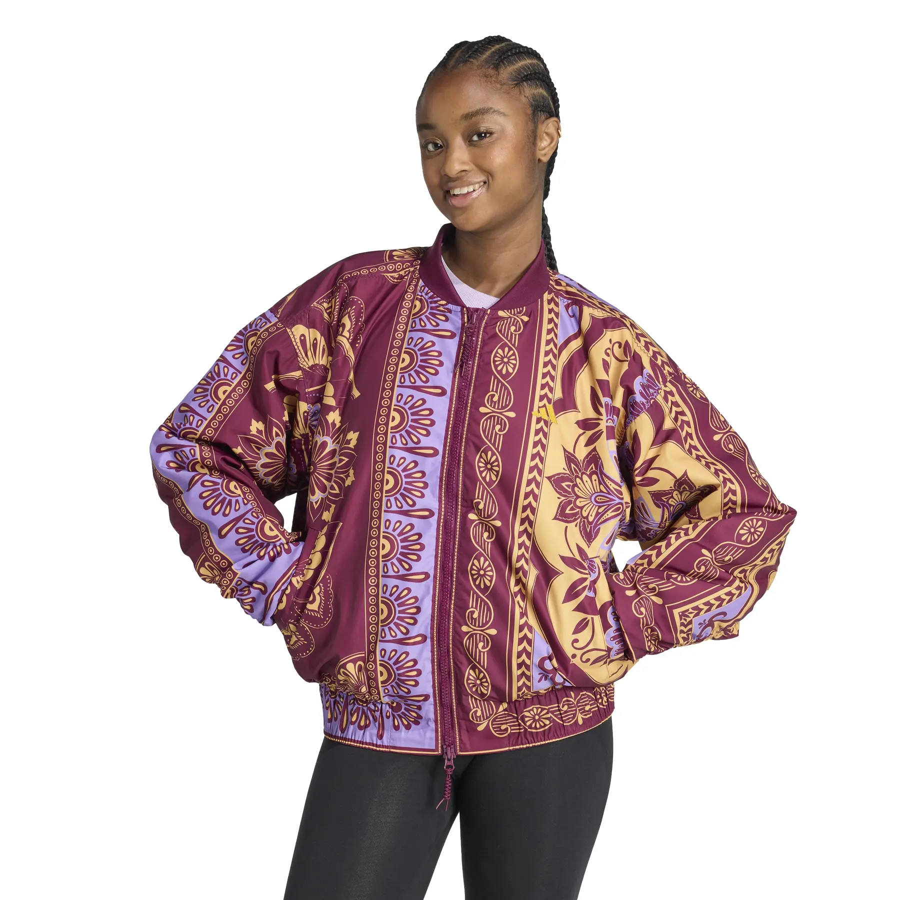 アディダス●レディース＜BULLS スウェットブルゾン＞M0917m Women's bomber adidas x Farm Varsity | Foot-Store