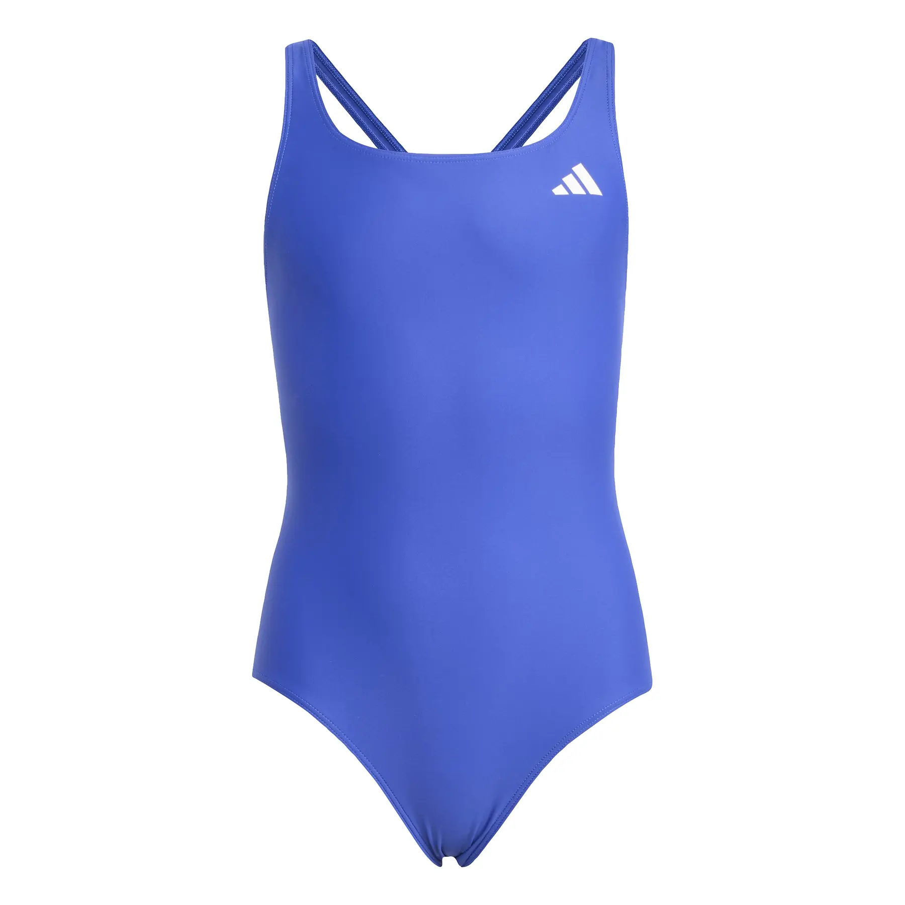Adidas Girls Bleu One-Piece Swimsuit For V-Back