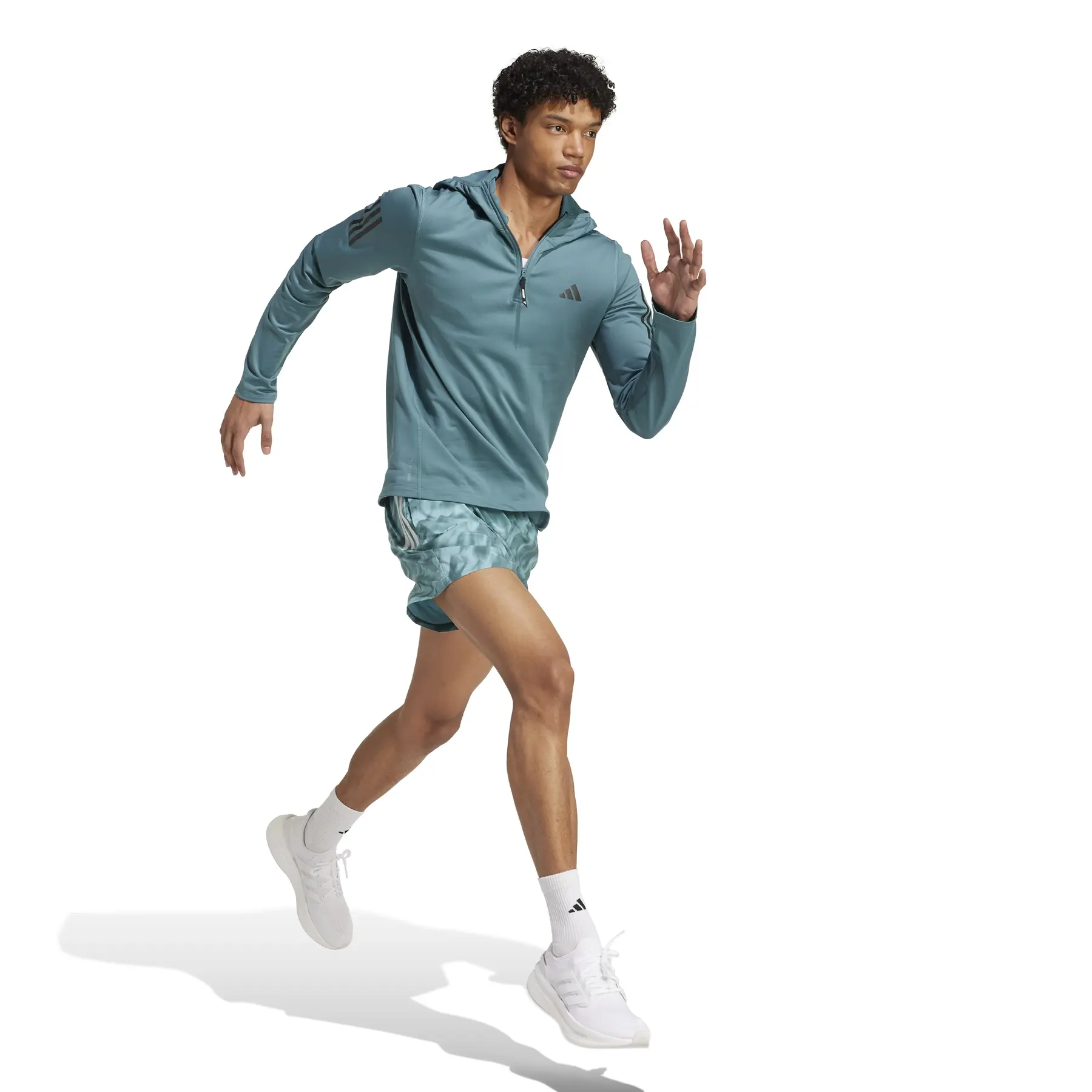 Sweat jacket 1/2 zip adidas Own the Run | Handball-Store
