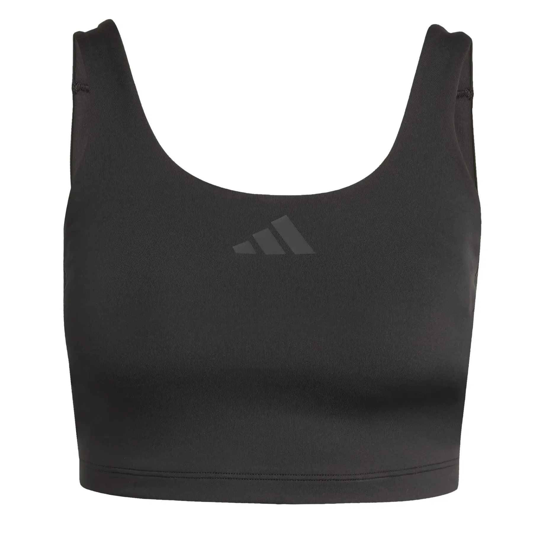 Adidas Women's Noir Sports Bra Optime Workout Light