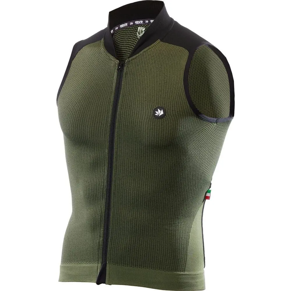 Velo Store - UK Sleeveless jersey Sixs Clima 2 Army | Extra 10% off with Subscription, Postage £16.79 to UK Fedex.
