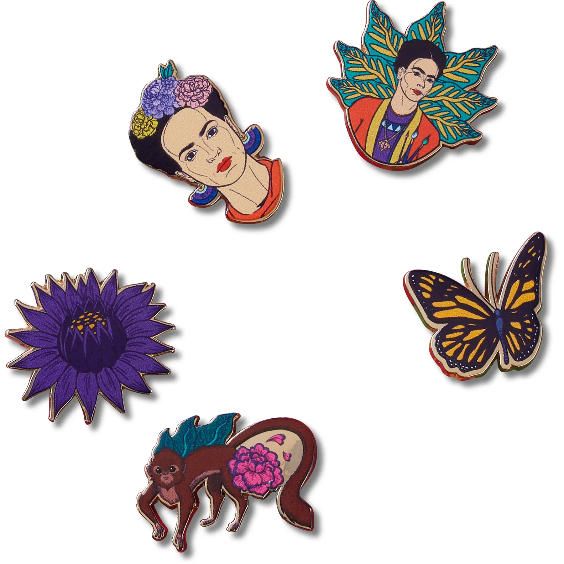 0196265628896 - Jibbitz Frida Kahlo (x5)