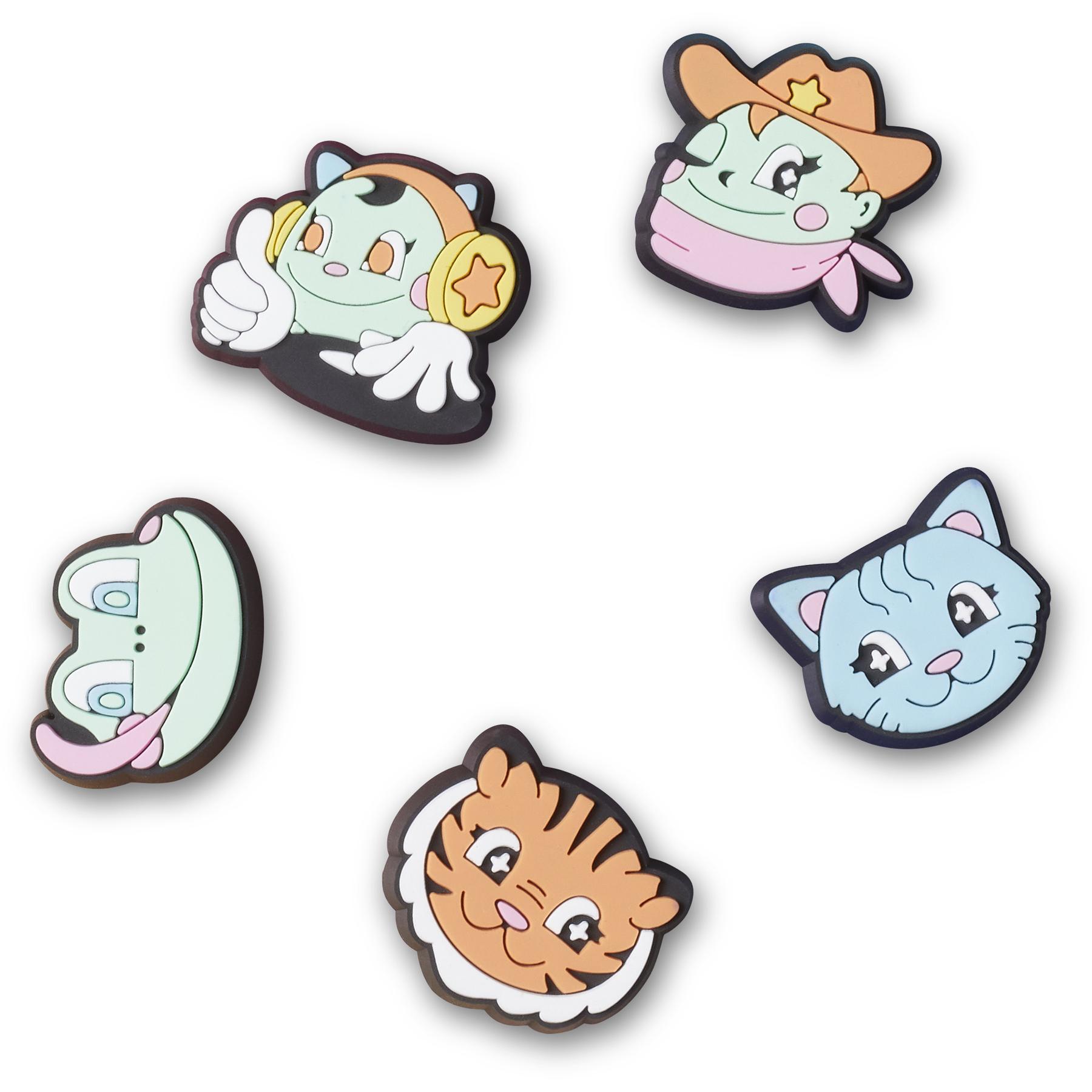 0196265526093 - Jibbitz Kawaii Cartoons (x5)