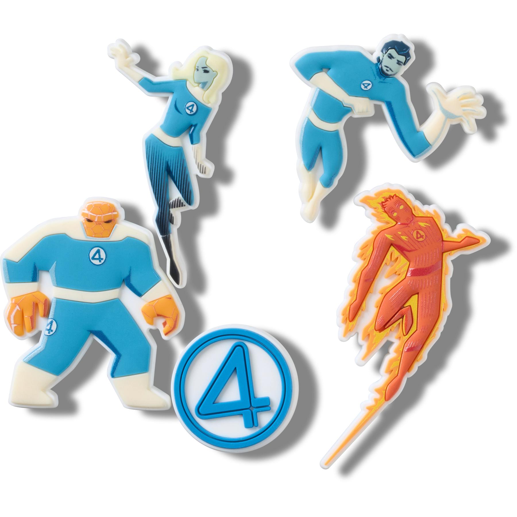 0198445231148 - Jibbitz Marvel Fantastic 4 (x5)