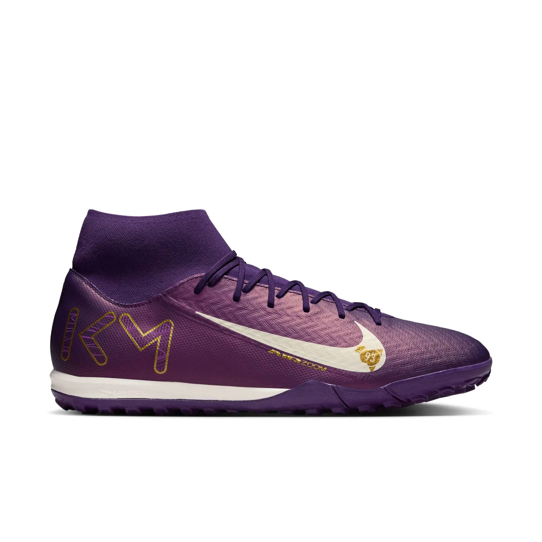 Fußballschuhe Mercurial Superfly 10 Academy Kylian Mbappé TF - Violet - unisex - Size: 41