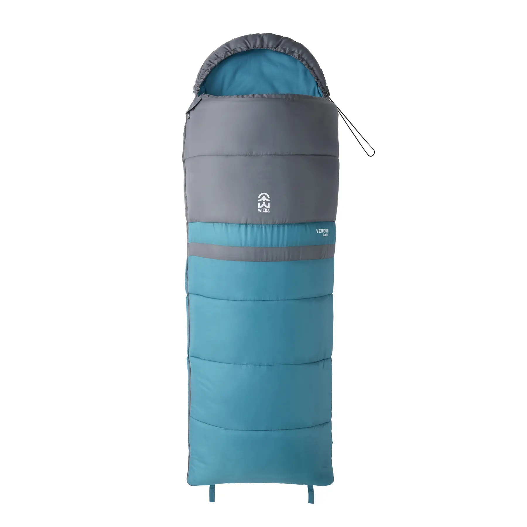 Wilsa Outdoor Unisex Kids Gris Children's Sleeping Bag Verdon Light