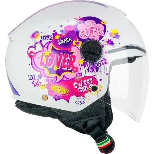 Jet-Motorradhelm Kinder CGM 261G Mini Comics