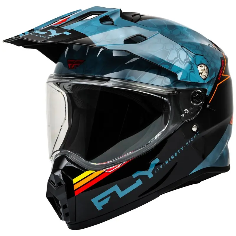Motorrad-Cross-Helm Fly Racing Trekker Kryptek