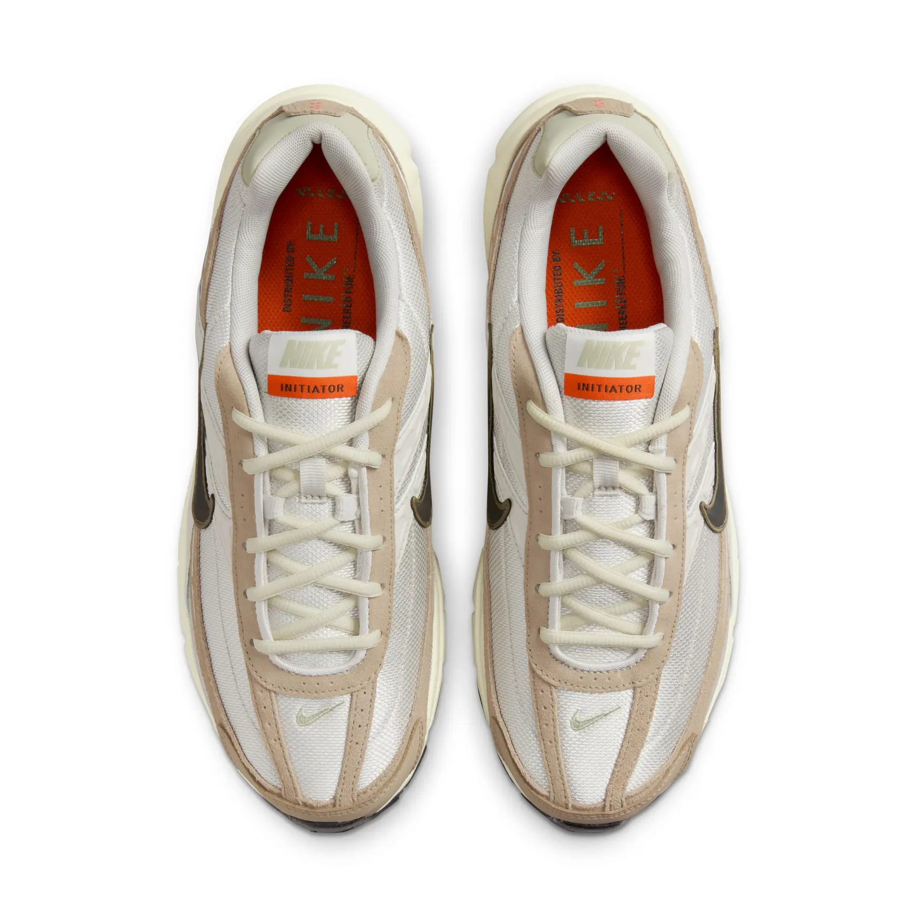 Nike Initiator Tan Mens Casual Shoes HJ7683-072 NEW Sz 7 / WMNS Sz 8.5 Nike Initiator (Light Bone/Limestone/Olive Aura/Cargo Khaki  main image 2