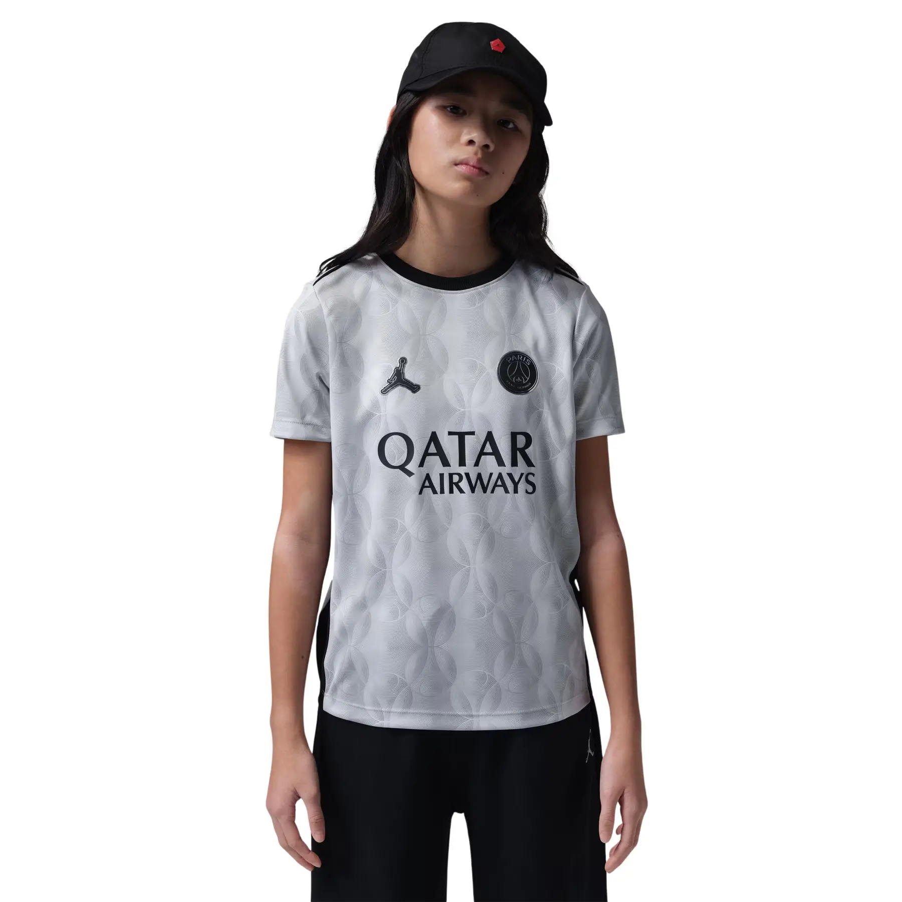 PSG Prematch Trikot für Kinder Academy Pro 2025/26 - Gris - unisex - Size: 8/10 ans