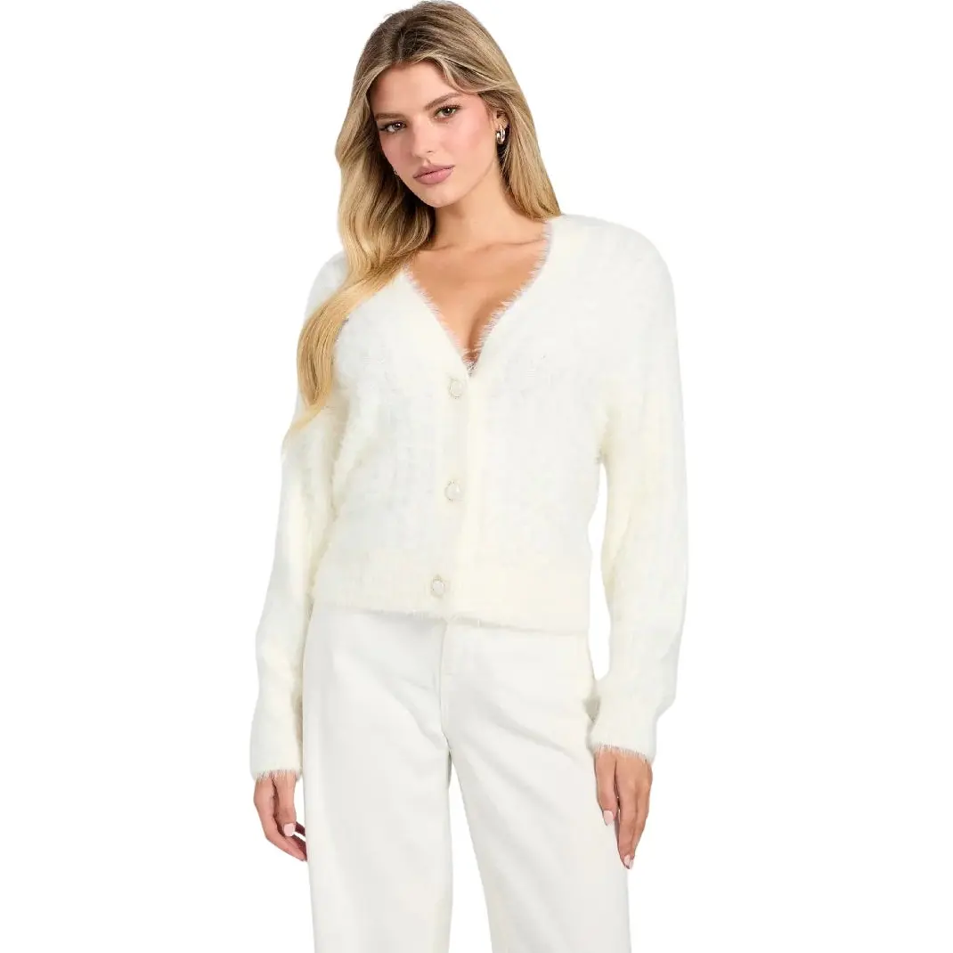 7628907791789 - Strickjacke Damen Fuzzy Kinako